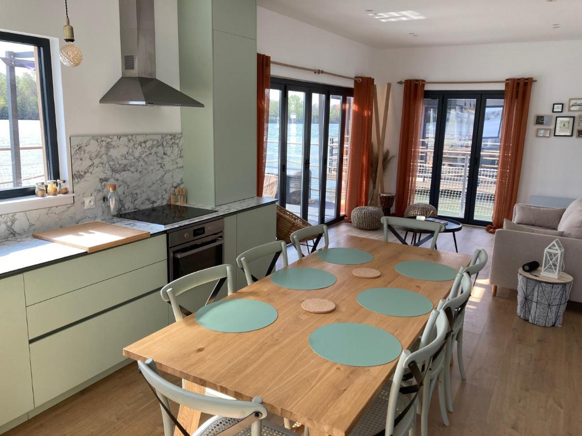 Seinehouse - Maison Flottante Vaux-Sur-Seine Eksteriør bilde