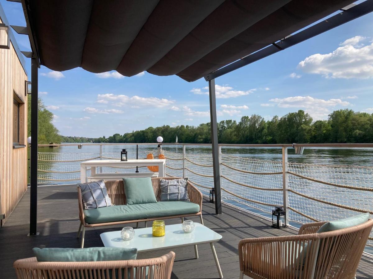 Seinehouse - Maison Flottante Vaux-Sur-Seine Eksteriør bilde