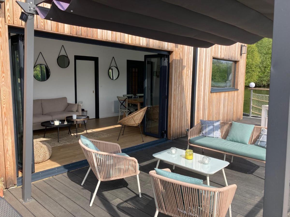 Seinehouse - Maison Flottante Vaux-Sur-Seine Eksteriør bilde