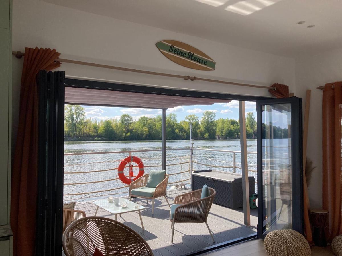 Seinehouse - Maison Flottante Vaux-Sur-Seine Eksteriør bilde